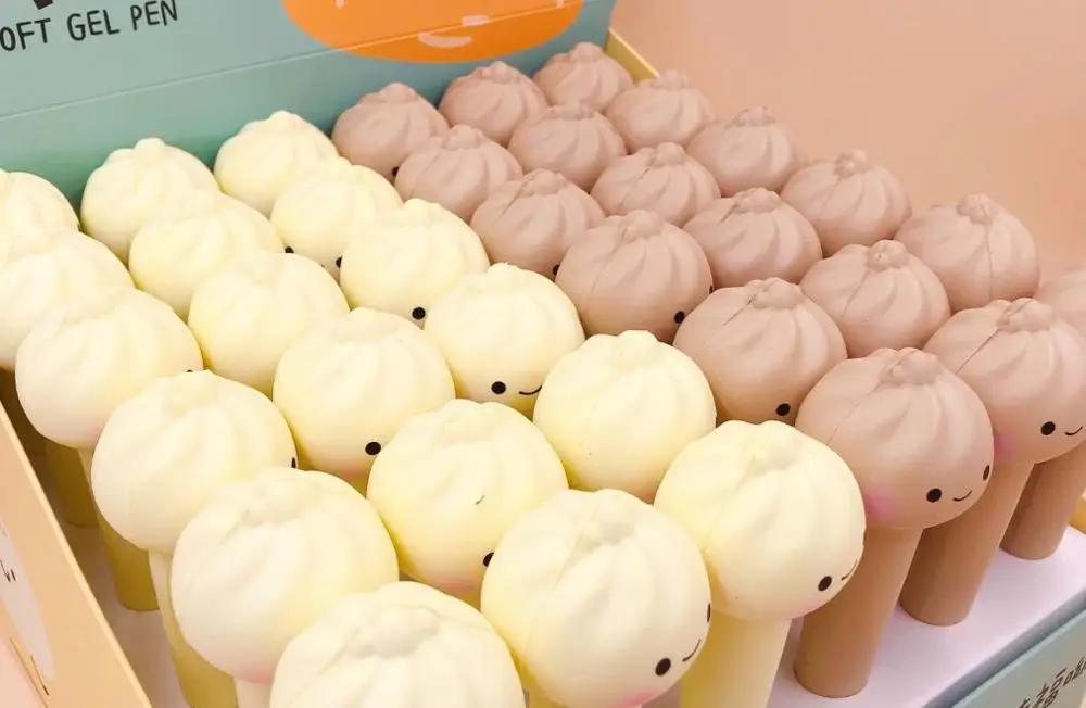 Мягкий хлеб гелевая ручка милый мультфильм еда канцелярский призовой подарок