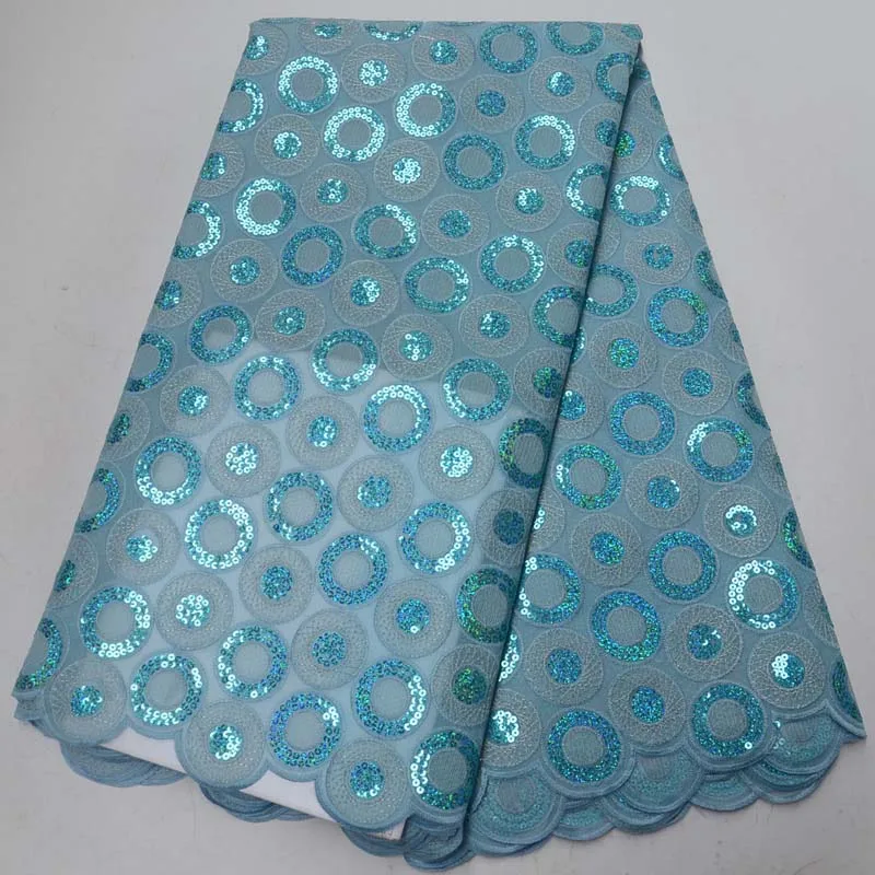 Африканская белая кружевная ткань для свадебного платья французский блестки Tullw