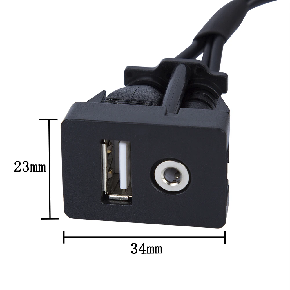 Автомобильный Удлинительный кабель с интерфейсом RCA USB разъем 2RCA на 3 5 мм Мама