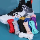 Спортивная Белая обувь, 22 цвета, блестящие яркие цвета s, нет эластичности, круглые шнурки, шнурки для походов, аксессуары для обуви
