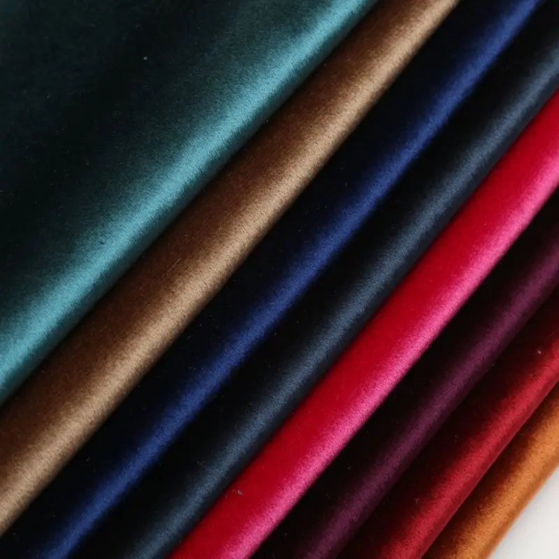Бархатная ткань для обивки дивана толстый сплошной цвет ширина 150 см оптовая