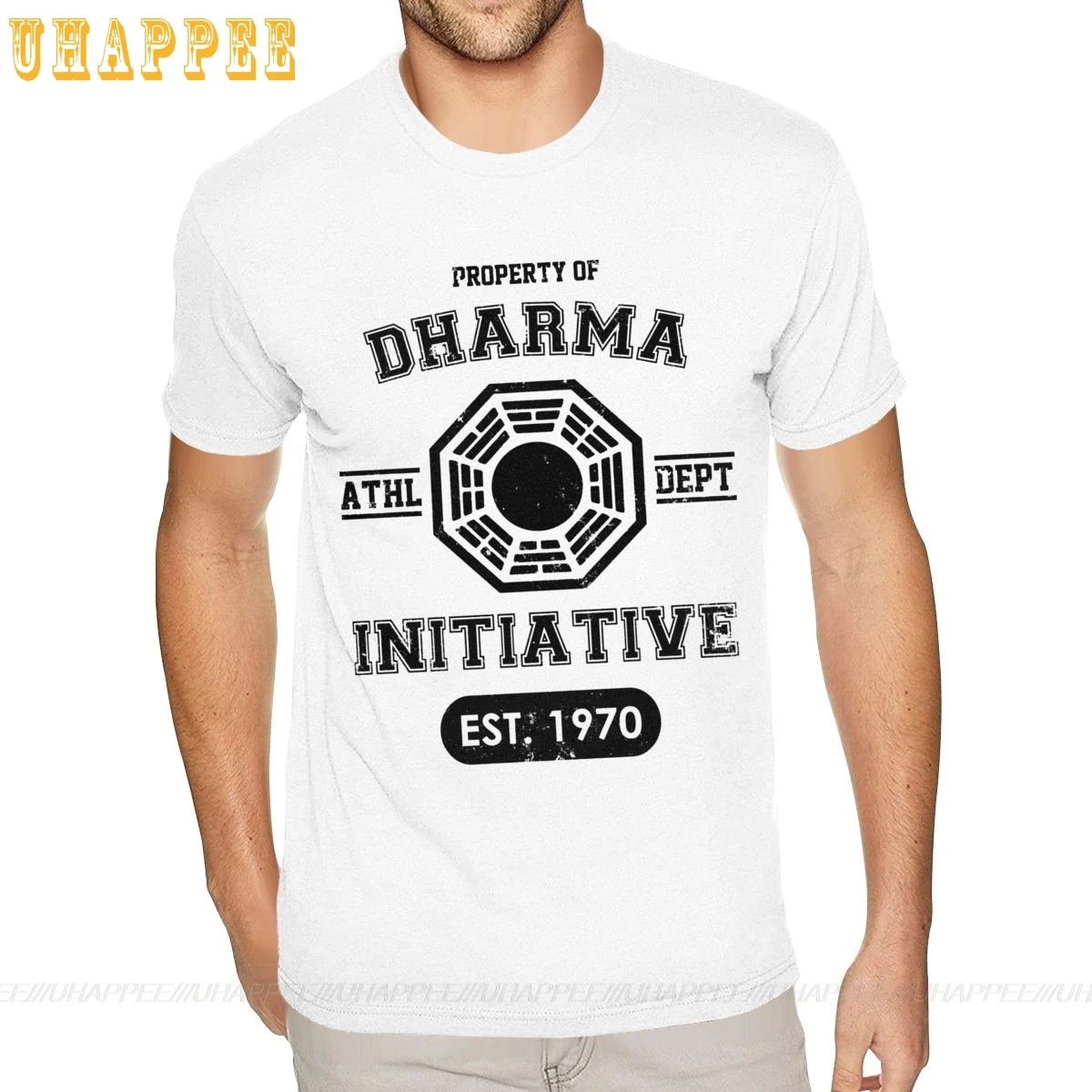 Милые футболки Dharma Initiative Lost TV Show мужские персонализированные с короткими