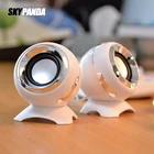 Проводная книжная полка компьютерные колонки Нижняя диафрагма басы рога для ноутбука Настольный 6 Вт мощный динамик USB AUX аудио усилитель