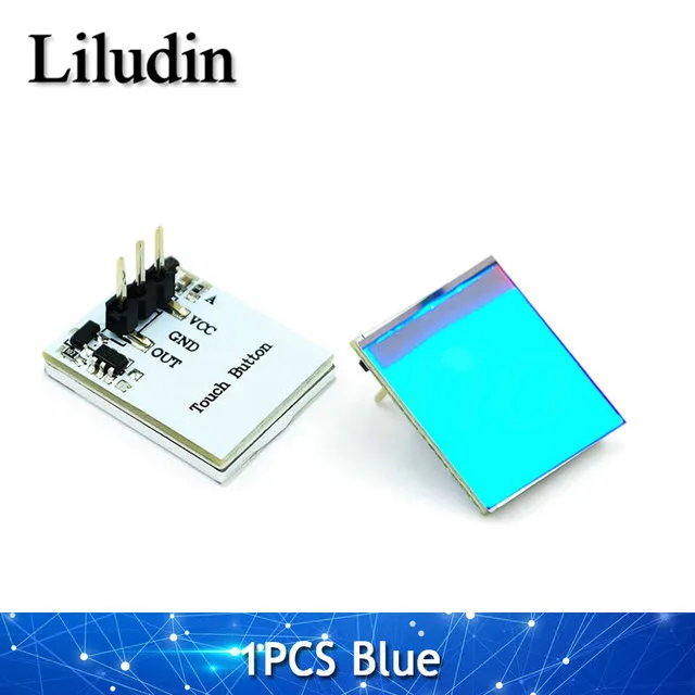 Емкостный сенсорный переключатель чувствительная кнопка светодиодный модуль