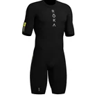 2020 ROKA мужской велосипедный костюм на молнии сзади, триатлоновый костюм, костюм с коротким рукавом, одежда для бега