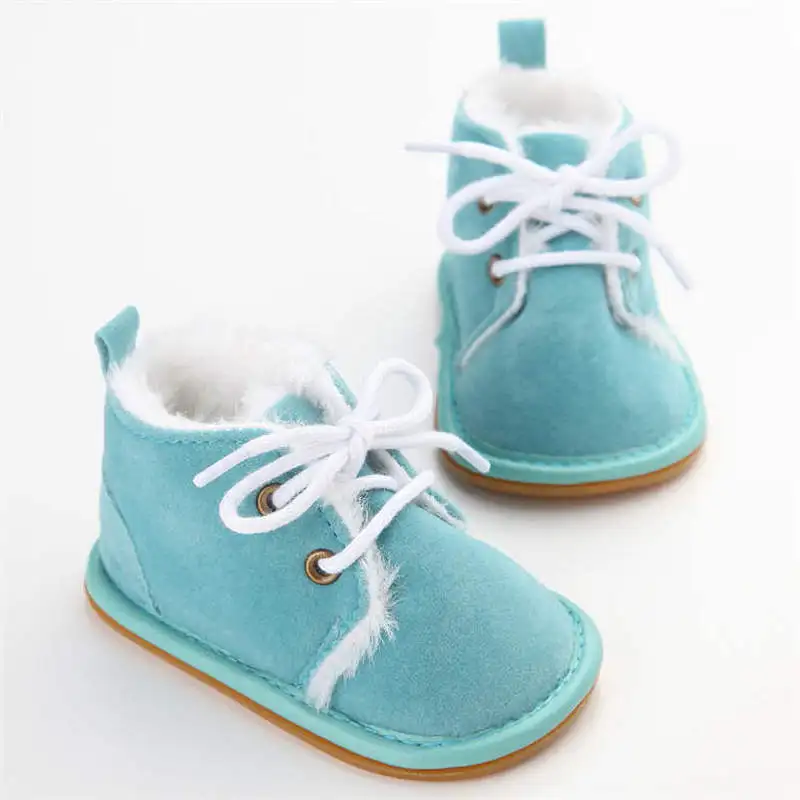 New Snow Baby Booties Shoes Boy Girl Crib Winter Warm Cotton Anti-slip Sole Newborn Toddler First Walkers |