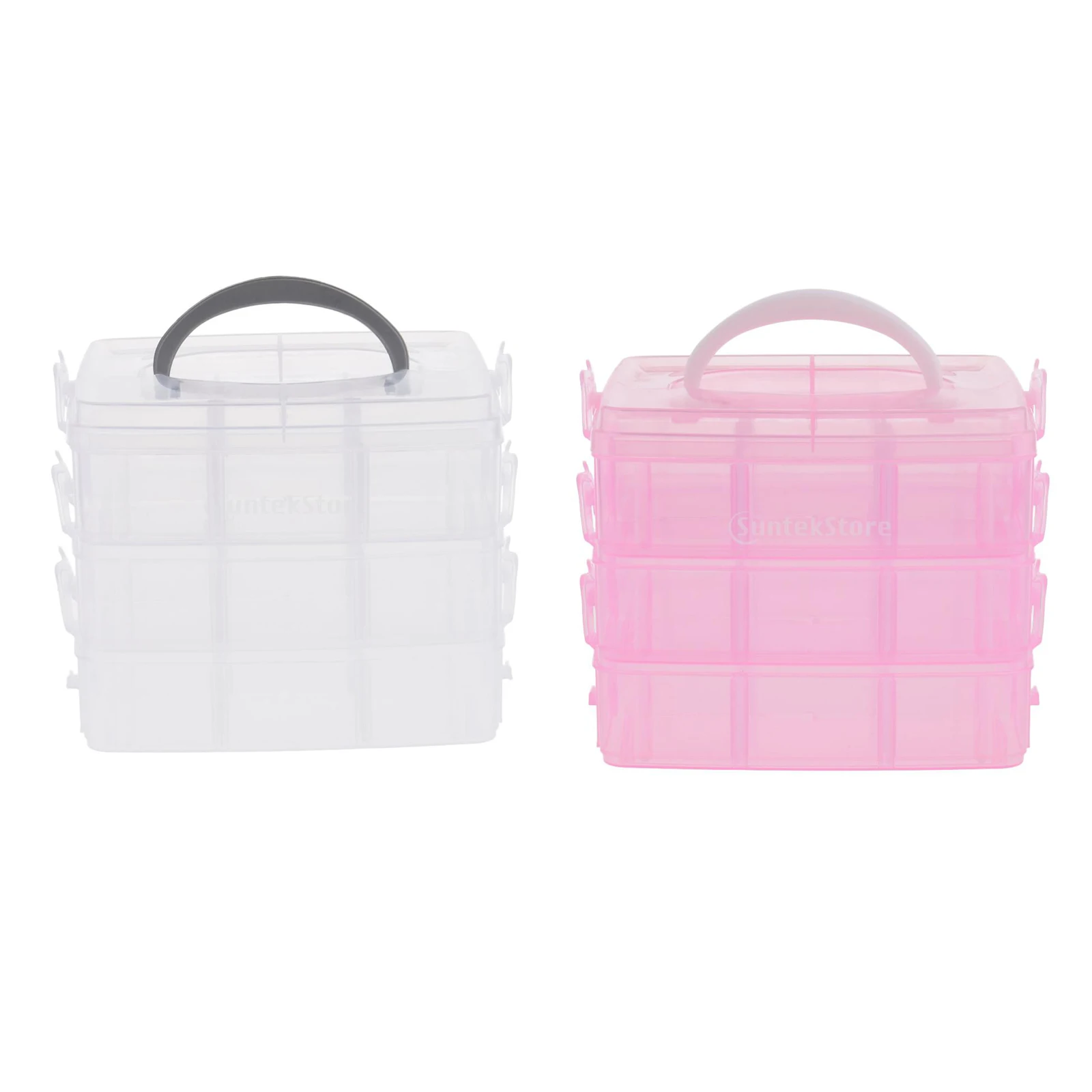 3-tier Storage Box Sorting Made of Plastic Stackable - for The | Красота и здоровье