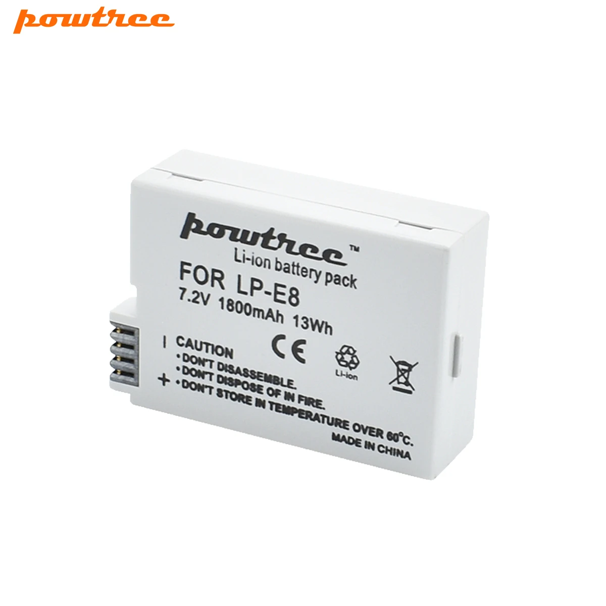 Зарядное устройство Powtree 1800 мАч для аккумулятора Canon EOS 550D 600D 650D 700D X4 X5 X6i X7i