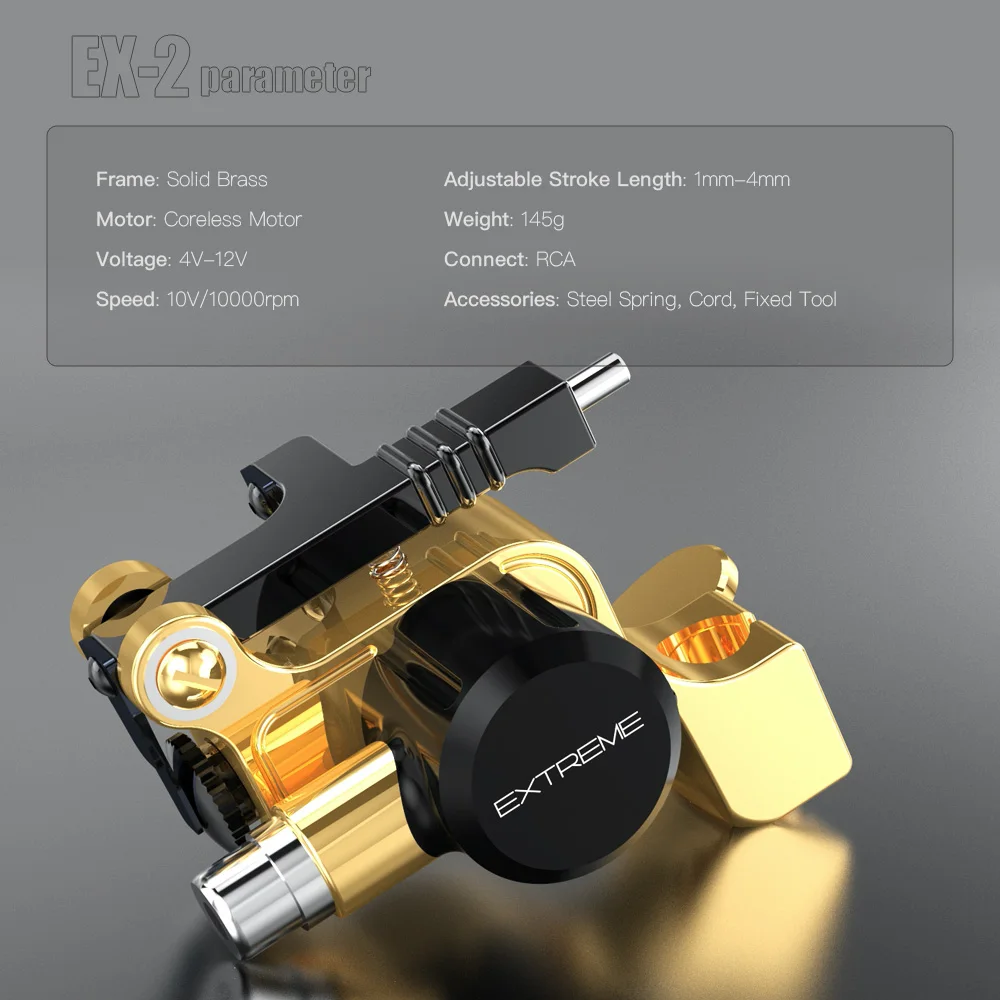 Чистая медь новый дизайн регулируемая татуировка роторная машина RCA мощный