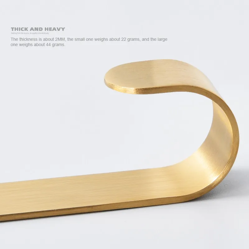 L-Форма Heavy Duty латунь крючки для Ванная комната Кухня гараж Настенный одежда