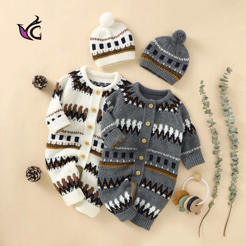 Boys' And Girls' Sweaters Winter Toddlers Baby Clothes Children's Sweaters Cotton Knitted Sweaters 0-2 Years Old