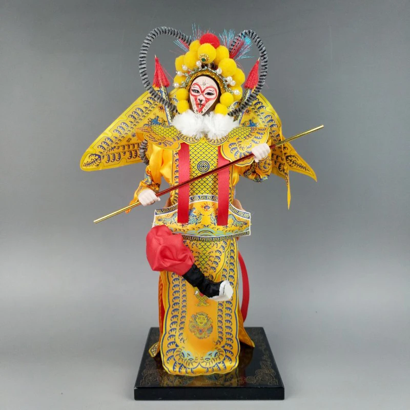 Exuqisite Chinese Classical Traditional handicrafts Mini Doll Monkey King Statue -- Sun wu kong | Дом и сад