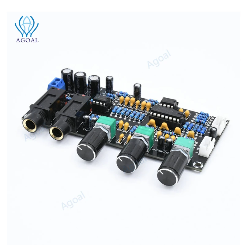 

DC 12V 24V PT2399 Digital Microphone Amplifier Board Reverberation Karaoke OK Reverb Amplifier NE5532 Pre-amplifier Tone Board