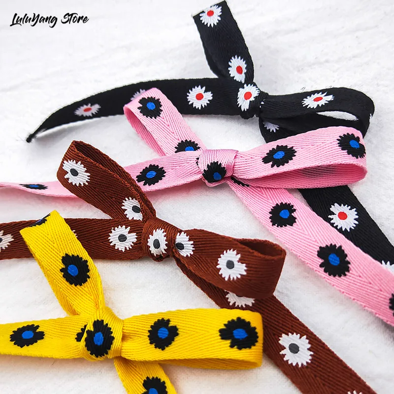 Лента из полиэстера и хлопка 10 мм 30 ярдов|Ленты для шитья| |