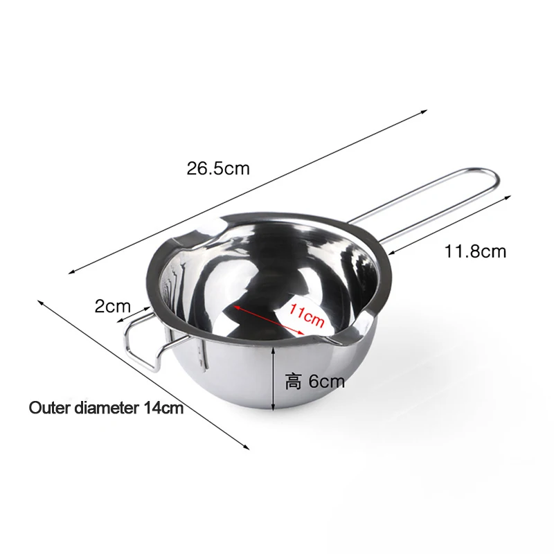 

Portable 304 Stainless Steel Chocolate Melting Bowl Heating Melting Bowl Butter Cheese Melting Pot Kitchen Cooking Accessories