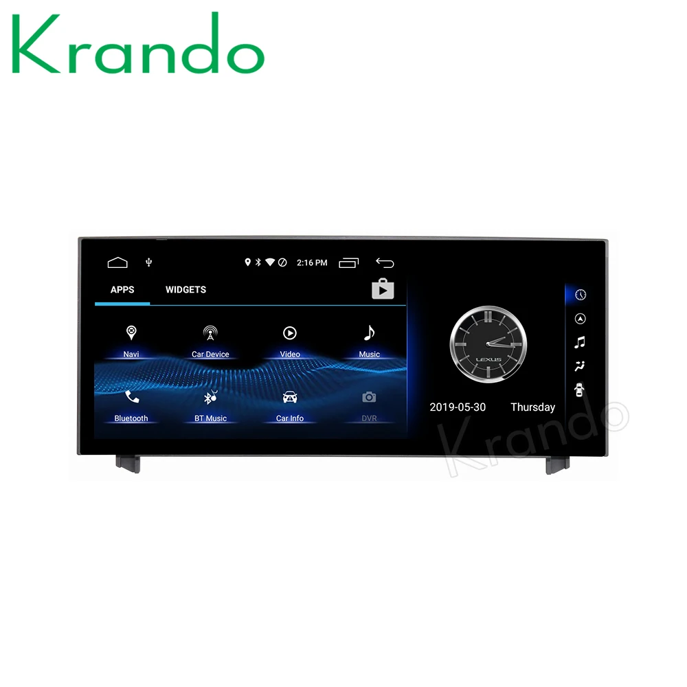 Автомобильный мультимедийный плеер krando Android 8 1 ядер 4 + 64 ГБ GPS радио аудио DVD для Lexus