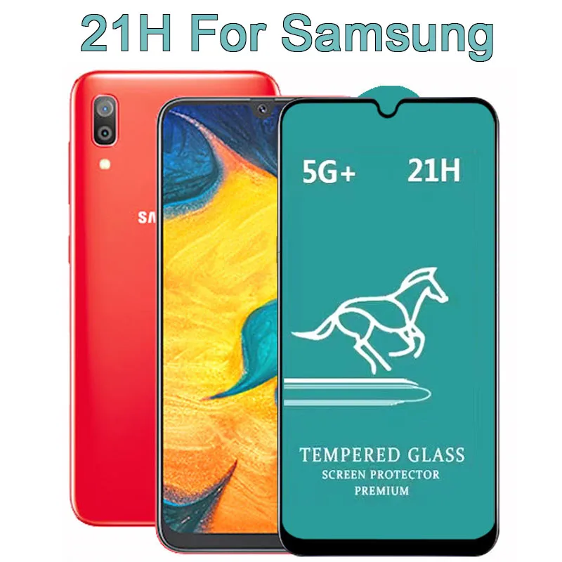 100 шт. Swift Horse 21H для Samsung A32 4G 5G A42 A52 A72 S24 Ultra F41 M62 F62 A750 2.5D полностью приклеенное