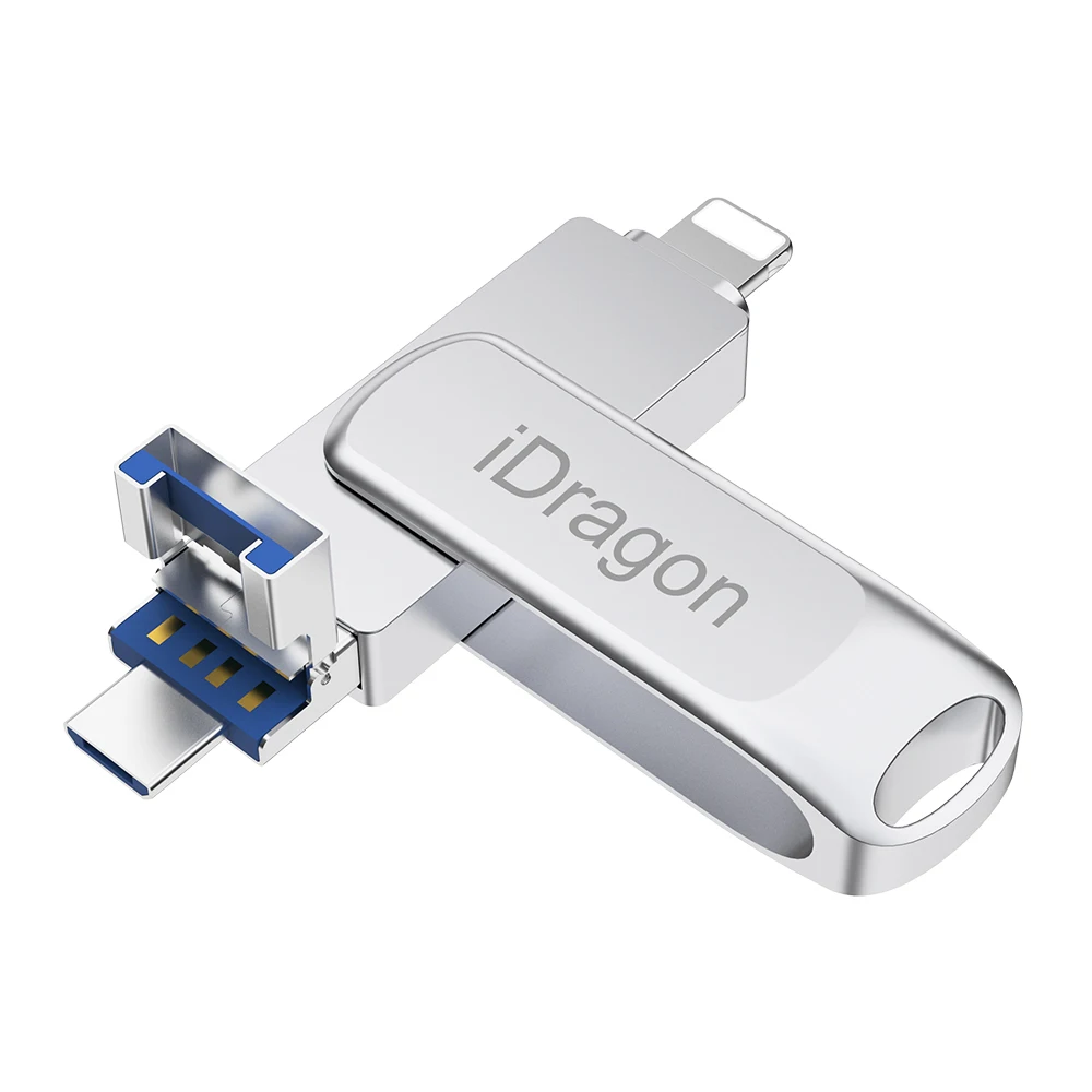 Флэш накопитель 3 в 1 USB 128 & Lighting микро OTG флэш для iPhone/Android/ПК 32 Гб 64 ГБ