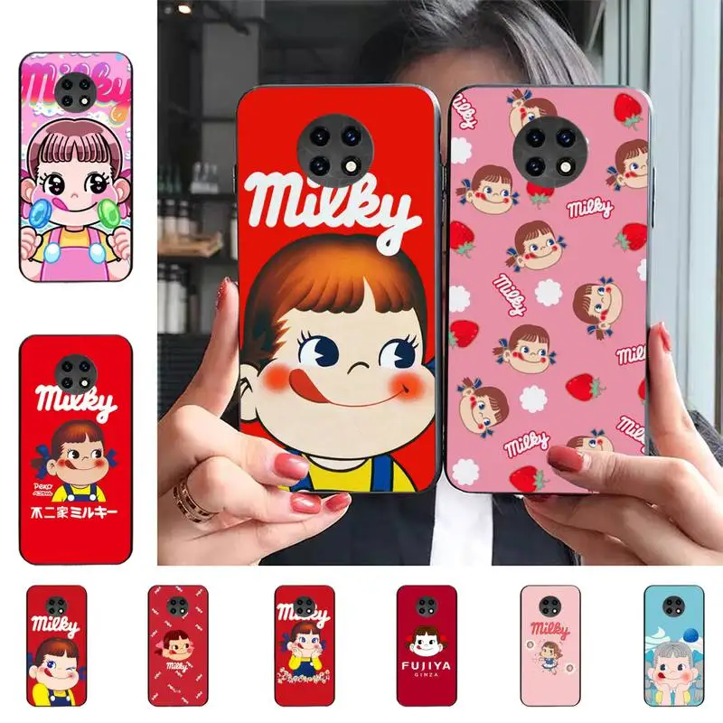 

Japan milk Chocolate dessert cute cartoon Peko fujiya Phone Case For Redmi 9 5 S2 K30pro for Redmi 8 7 7A note 5 5A Capa