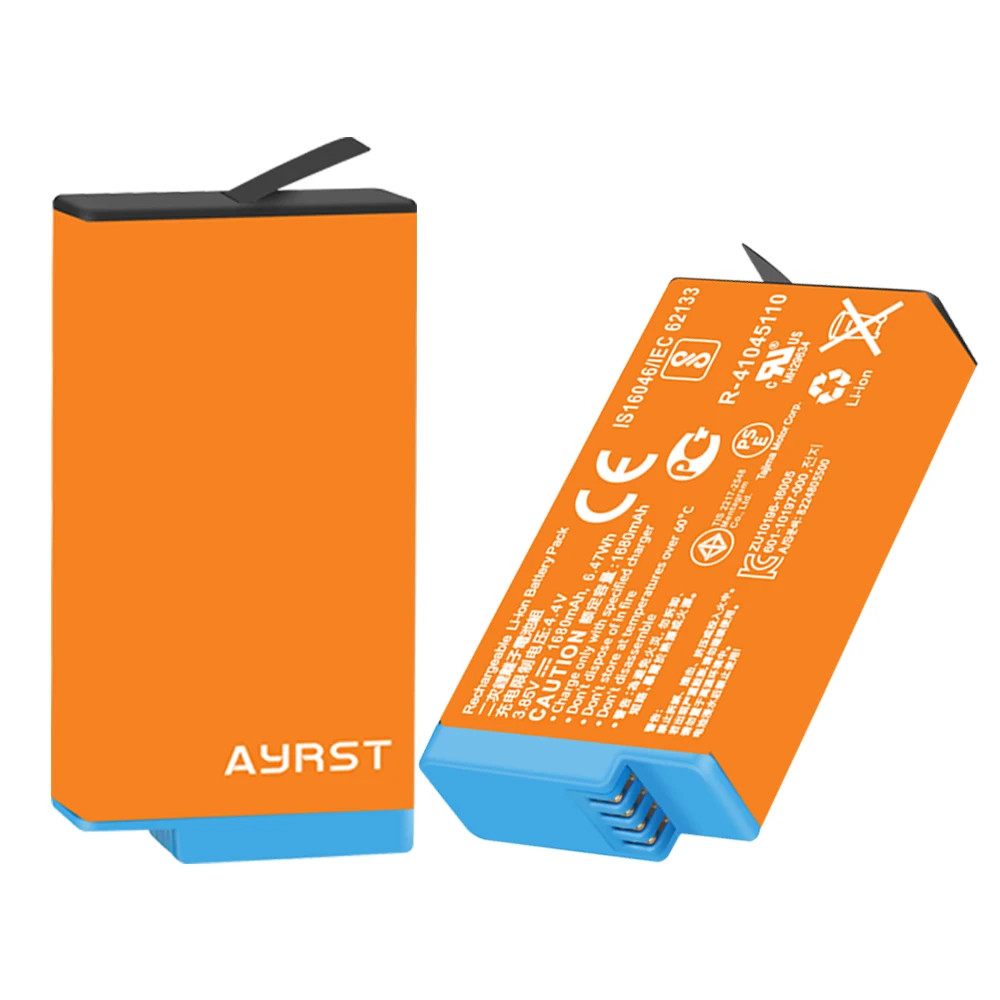 Зарядное устройство с 3 слотами + литий-ионный аккумулятор 1400 мАч для панорамной