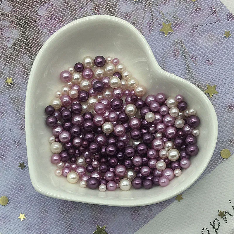 Искусственный акриловый жемчуг 5 цветов 2 мм|Бусины для одежды| |