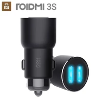 youpin roidmi 3s bluetooth car charger fm transmitter 5v 3 4a quick car charger mp3 music player for iphone and android phones