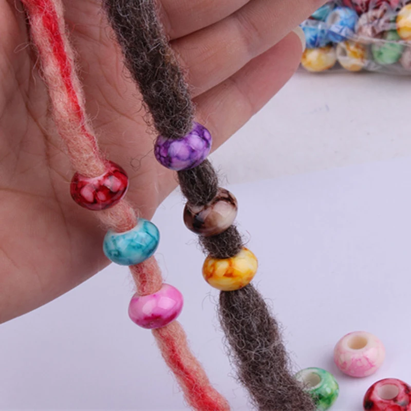 50 шт. Детские косички красивые бусины для волос детей разноцветные волосы