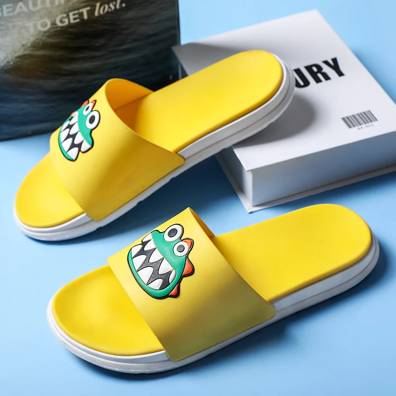 

Women and Men Slippers Summer Fashion Outdoor Non-slip Sandals High Quality Beach Shoes Comfortable Casual Colorful Slippers