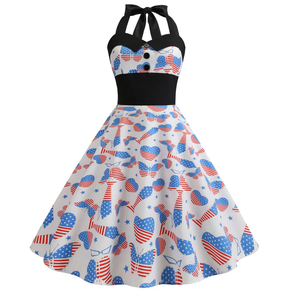 С принтом в виде воздушного шара и юбка с высокой талией Для женщин длиной до