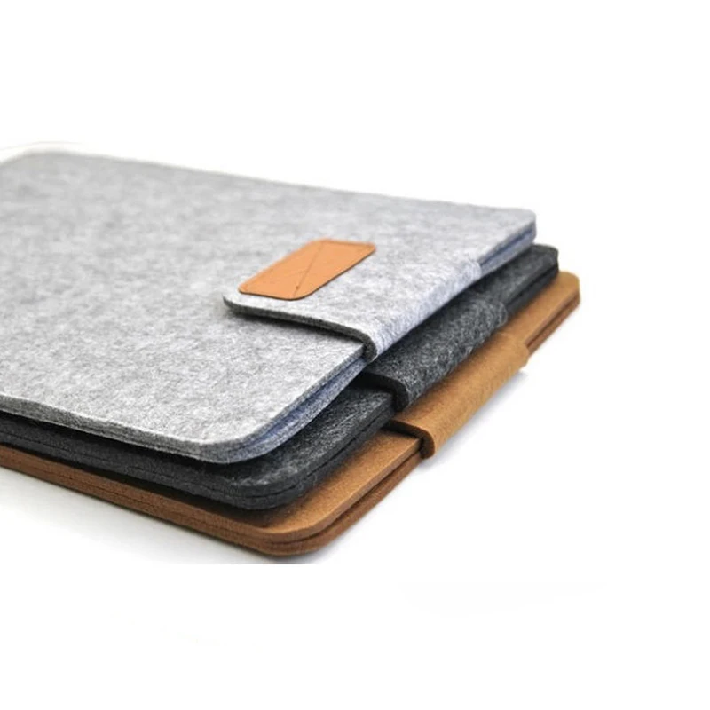 

For IPad 2 3 4 10inch Soft Sleeve Bag Case Notebook Cover for Samsung Galaxy Tab A 8.0 T380 T385 T580 Pure Felt Wllo Felt