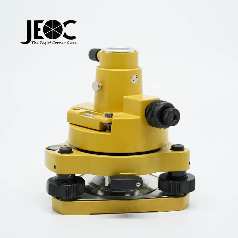JEOC Tribrach &amp Adapter стиль Topcon с оптическим увеличением желтый серый и черный |