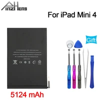 pinzheng 5124mah tablet battery for ipad mini 4 mini4 a1538 a1546 a1550 replacement battery high capacity bateria free tools