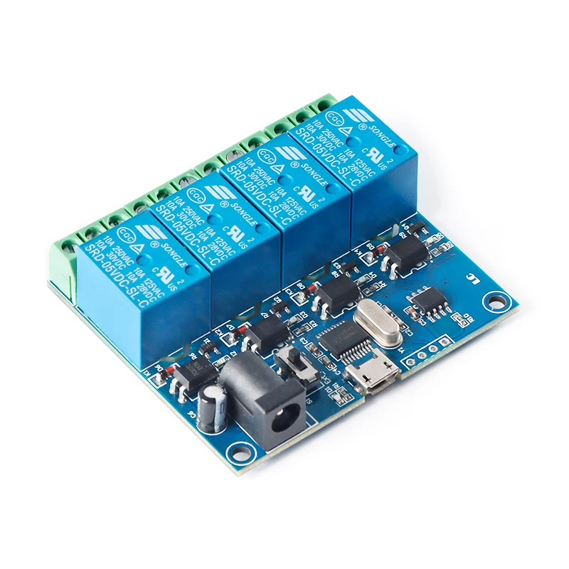 Micro USB 5V LCUS-4 4 Channel релейный модуль Smart Switch Serial Port BSG | Обустройство дома