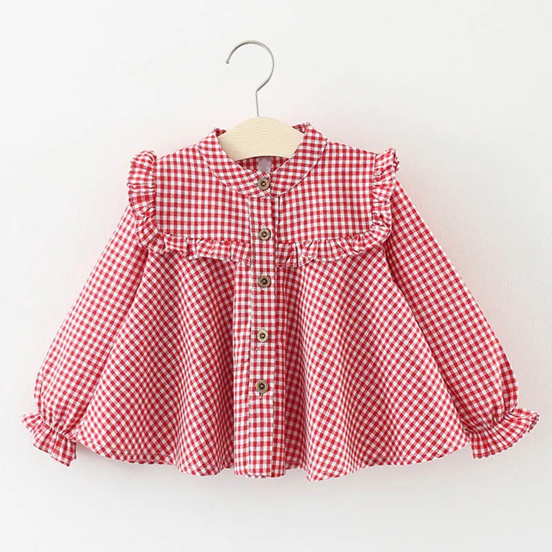 Keelorn новая весенняя хлопковая рубашка в клетку с длинными рукавами для маленьких