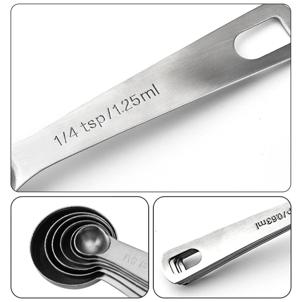 6 шт./компл. прочный круглый кухонный инструмент для выпечки из нержавеющей стали