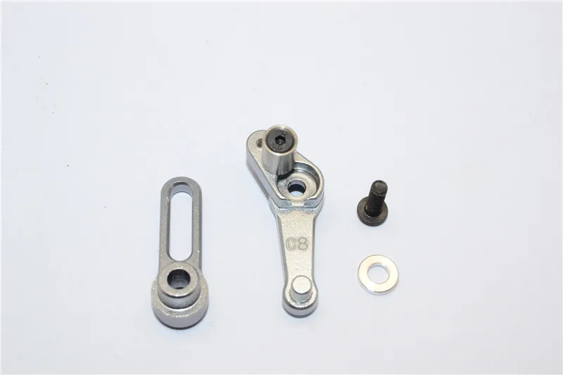 Aluminum steering gear arm and set for KYOSHO MOTORCYCLE NSR500 | Parts &amp Accs