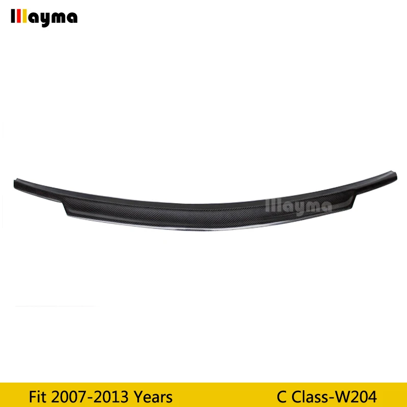 C74 Стиль углеродного волокна задний спойлер на багажник для Benz C Class W204 C180 C200 C220 C250 4