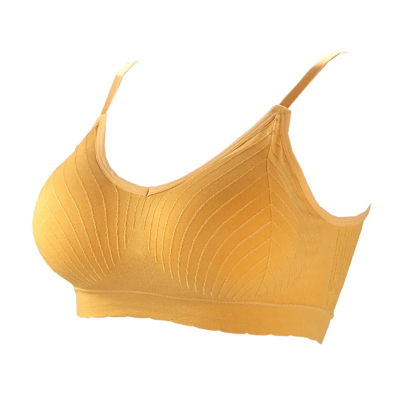 

Solid Color Elasticity Bralette Sexy Korean Style Bra Tube Top Comfortable Woven Wireless Bra