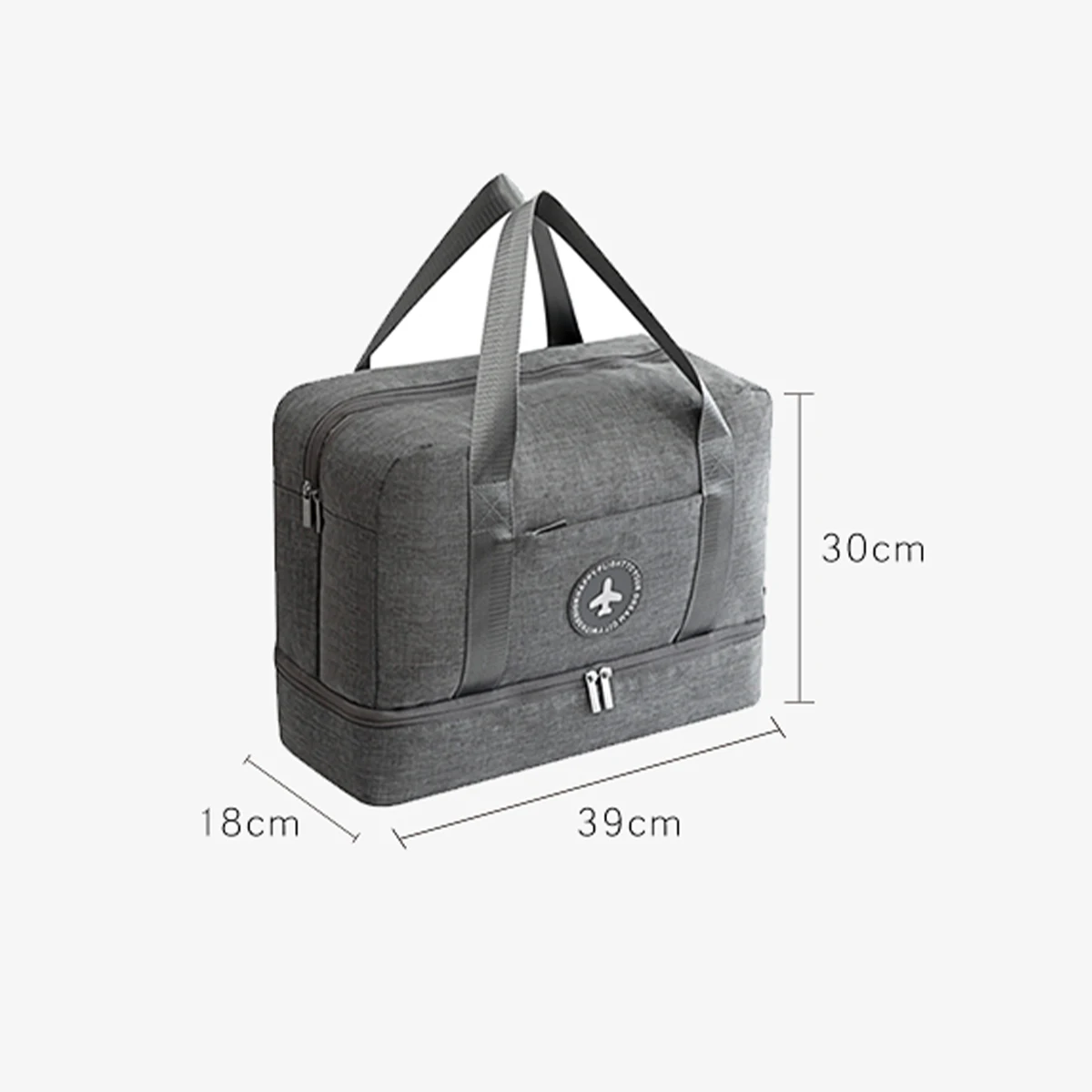 

Gym Bag Waterproof Polyester Sports Bags Dry Wet Separation Handbag Fitness Yoga Travel Luggage Outdoor Traveling Shoe Bag