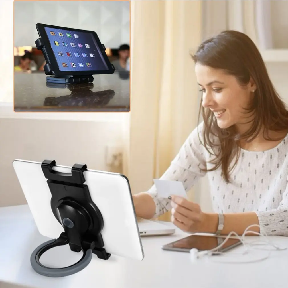 

New Arrival 4.7-12.9 Inch Multifunctional Mobile Phone Tablet Universal Bracelet Holder Rotating Learning Bracket