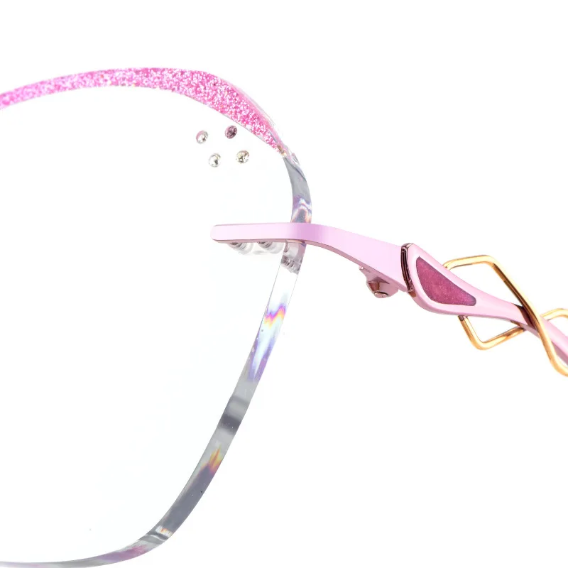 Индивидуальные с алмазной отделкой очки модные для женщин одинаковая