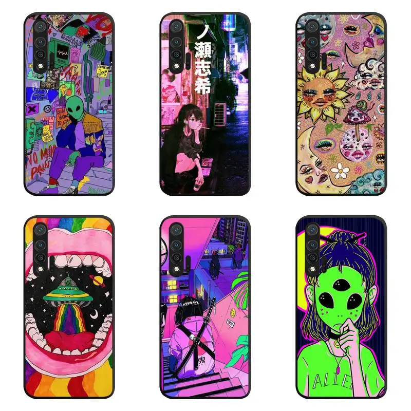 

Indie Aesthetic Phone Case For Huawei Nova 6se 7 7pro 7se honor 7A 8A 7C 9C Play