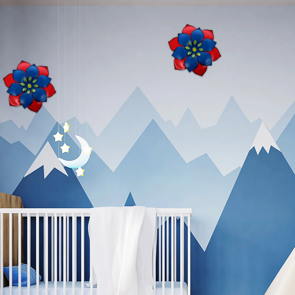 

Artistic Floral Wall Ornament Iron Flower Decoration Metal Hanging Home Decor