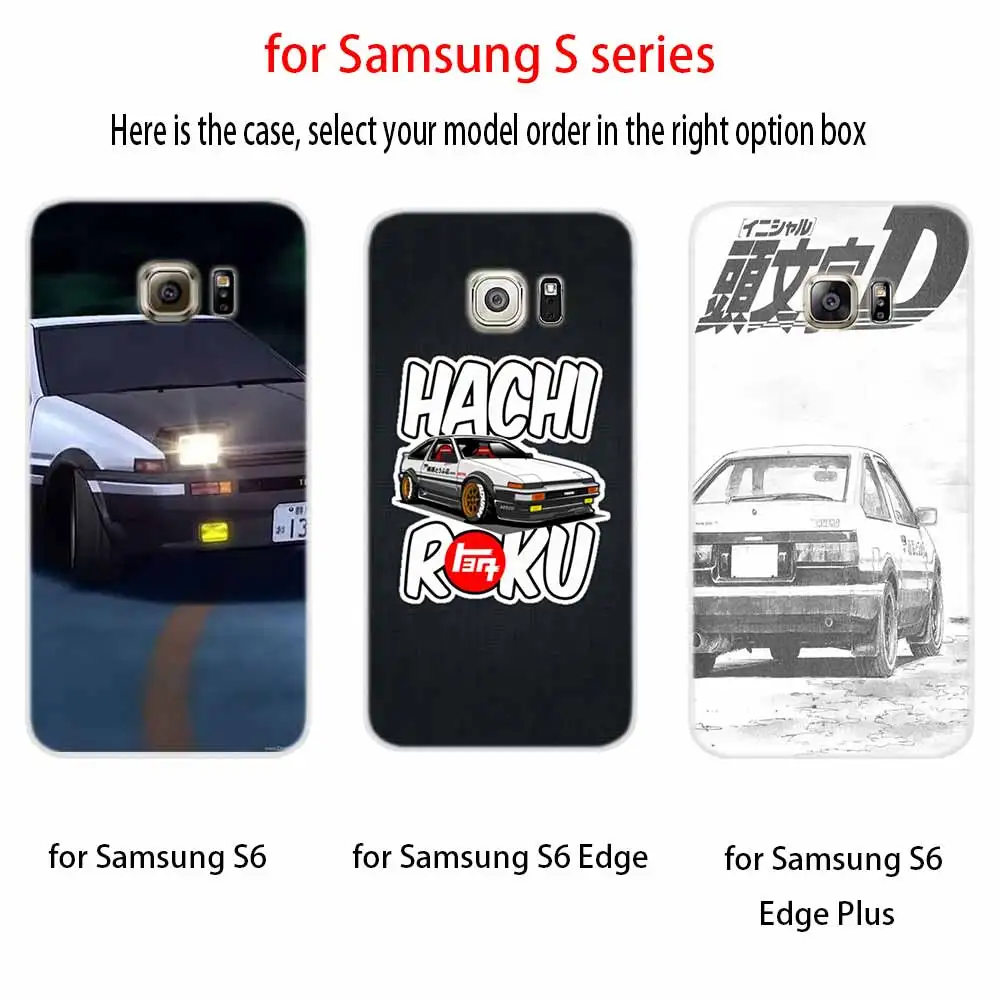 Чехол для телефона Samsung Galaxy S7 Edge S8 S9 S10 S11 S20 S21 Plus Ultra Lite E INITIAL D AE86 | Мобильные