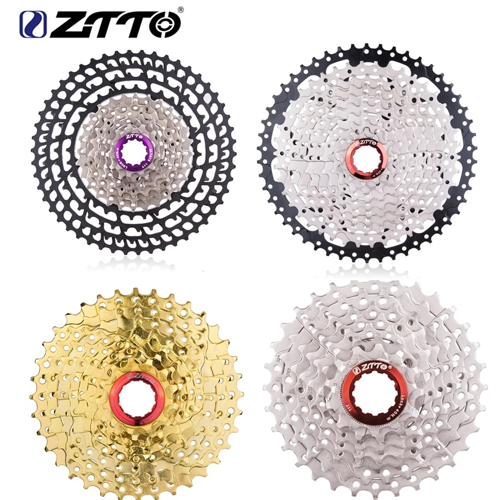 

Кассета велосипедная свободного колеса ZTTO, кассета велосипедная 8/9/10/11/12 скоростей 28/32/36/42/46/50T, кассета велосипедная, запасные части