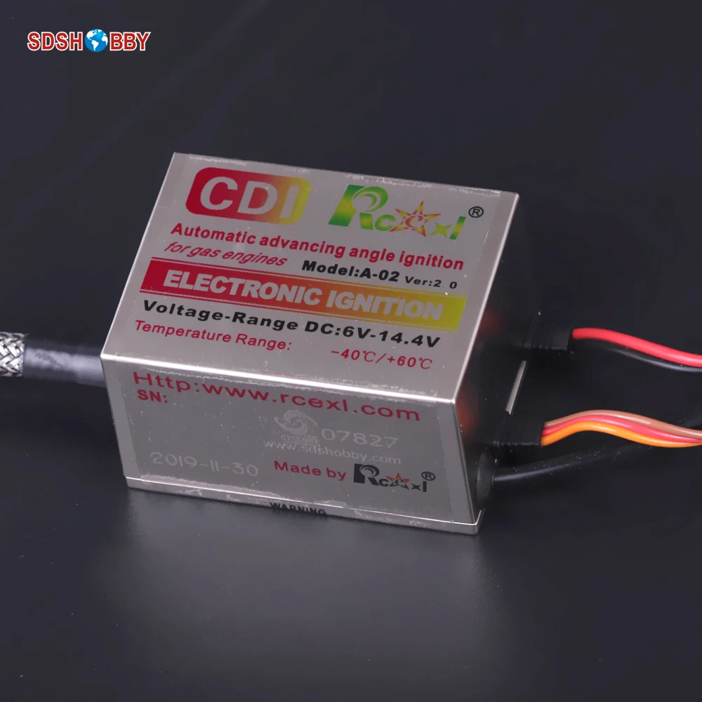 Rcexl одноцилиндровый CDI зажигание для ME8 1/4-32 90 градусов (A-02 6-14 4 В 622a) | Игрушки и