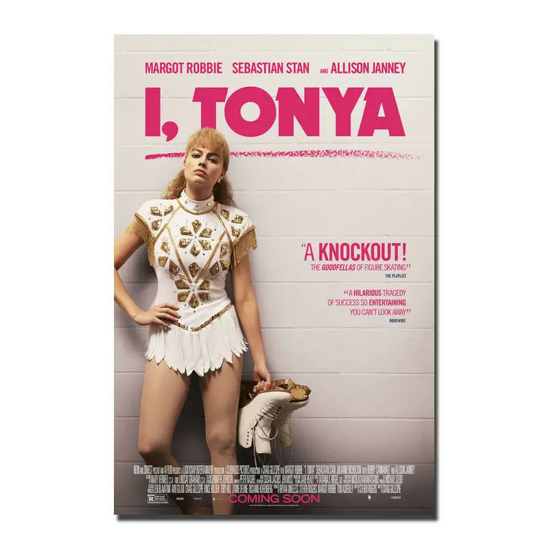 I Tonya Hot Silk Fabric настенный художественный плакат декоративная наклейка