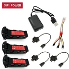 Аккумулятор 11,4 в 4200 мАч и зарядное устройство 11,4 Ач для Hubsan H117S Zino PRO GPS RC FPV гоночной камеры дрона Запчасти для квадрокоптера в аккумулятор
