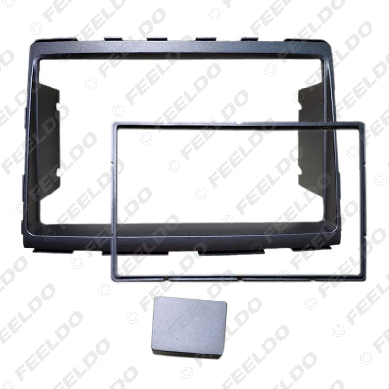 FEELDO автоустановка 2DIN стерео радио DVD рамка Fascia Для SSangyong Rodius 2013 панель приборной