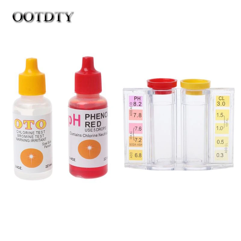 OOTDTY тест качества воды комплект хлора PH Тест er гидравлический инструмент ing